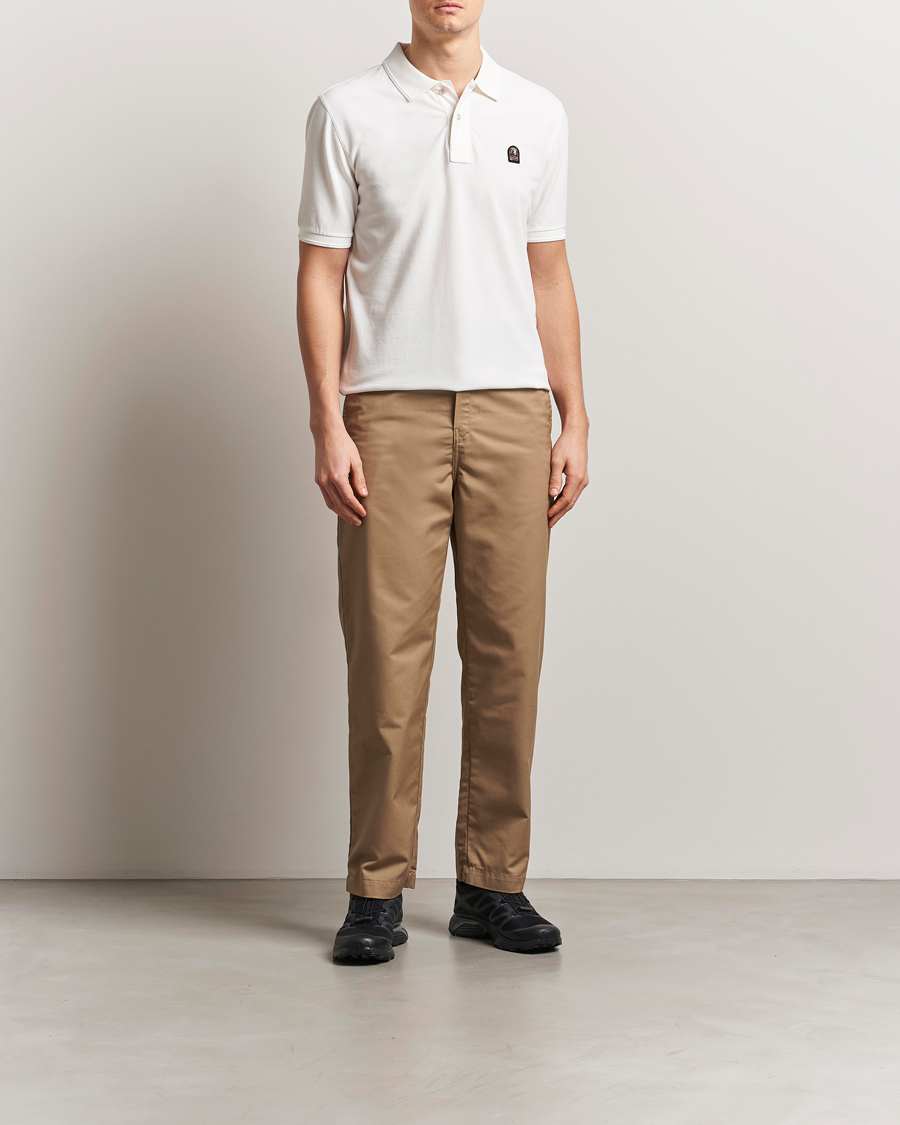 Herr | Pikéer | Parajumpers | Patch Polo White