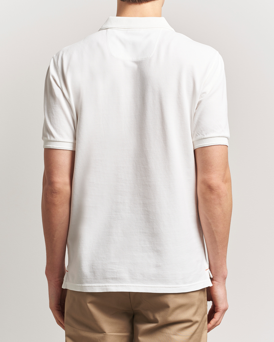 Herr | Pikéer | Parajumpers | Patch Polo White
