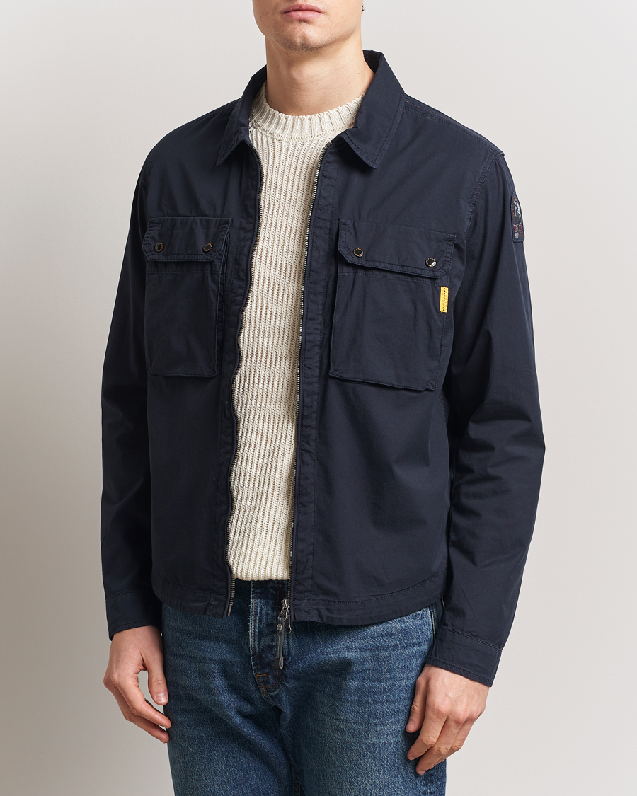Herr | Skjortor | Parajumpers | Tel Claimer Overshirt Blue Navy