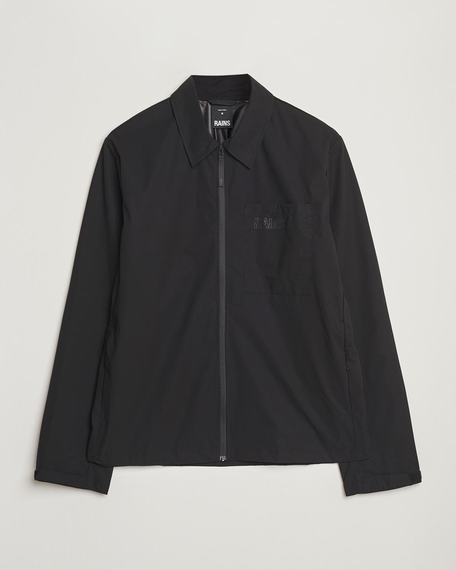 Herr | Skjortor | RAINS | Mito Lightweight Overshirt Black