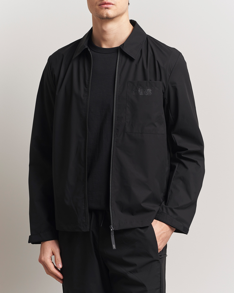 Herr | Skjortor | RAINS | Mito Lightweight Overshirt Black