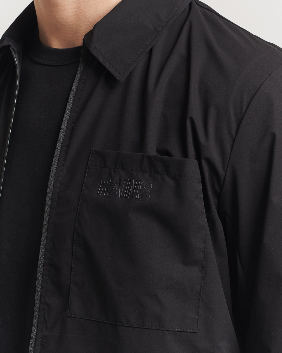 Herr | Skjortor | RAINS | Mito Lightweight Overshirt Black