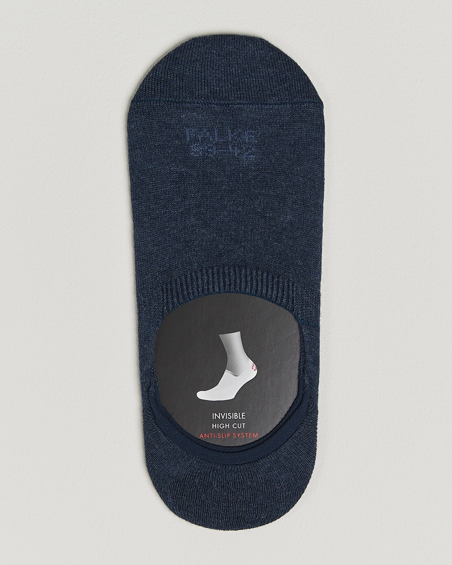 Herr | Underkläder | Falke | Casual High Cut Sneaker Socks Navy Melange