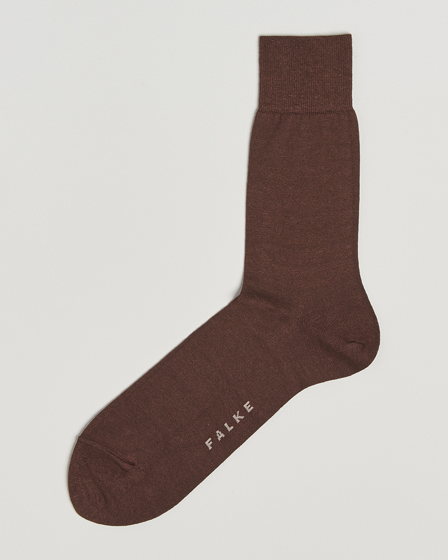 Herr | Underkläder | Falke | Panama Linen/Cotton Sock Chocolate