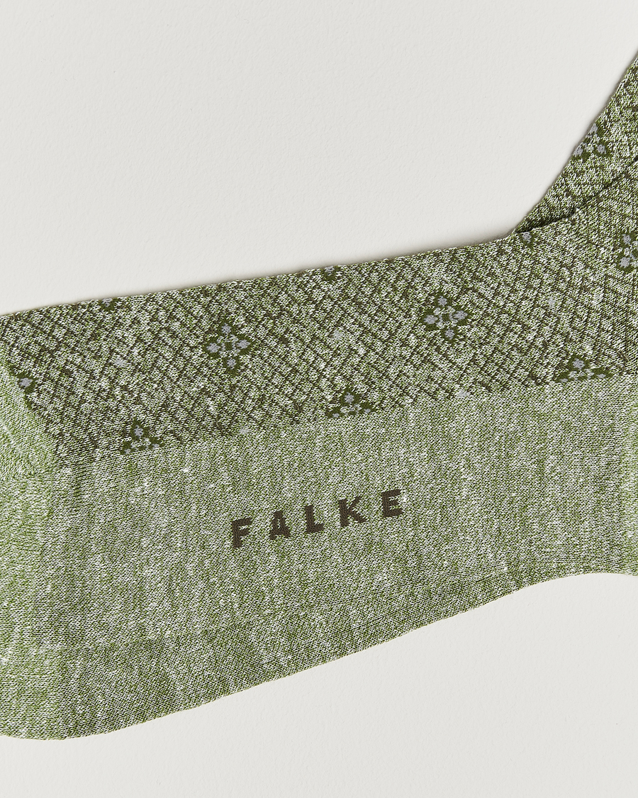 Herr | Underkläder | Falke | Mosaic Linen/Cotton Sock Kristall
