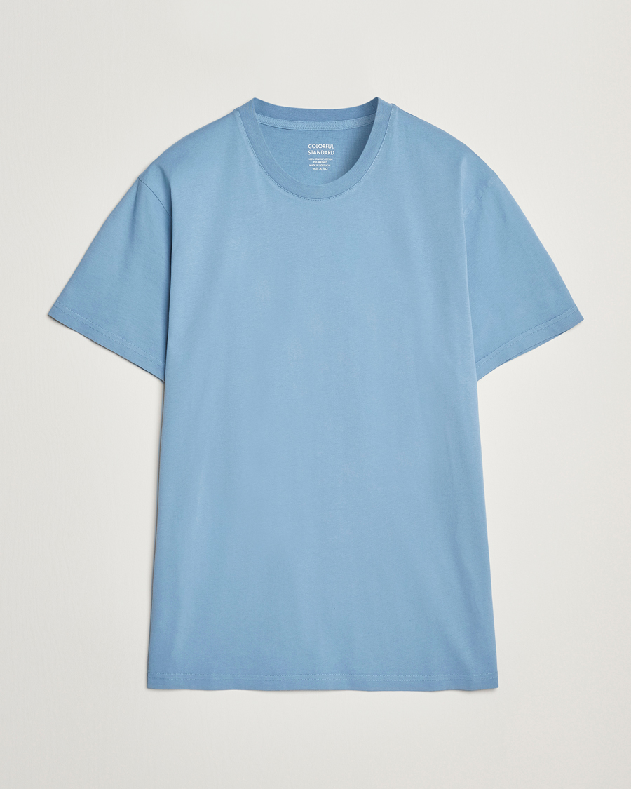 Herr | T-Shirts | Colorful Standard | Classic Organic T-Shirt Seaside Blue