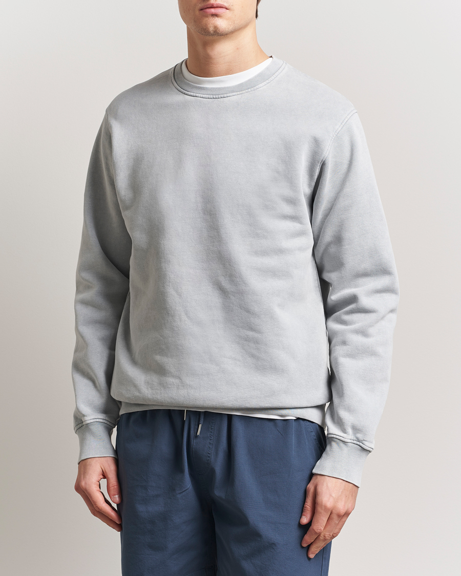 Herr | Tröjor | Colorful Standard | Classic Organic Crew Neck Sweat Faded Grey
