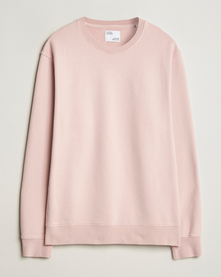 Herr | Tröjor | Colorful Standard | Classic Organic Crew Neck Sweat Faded Pink