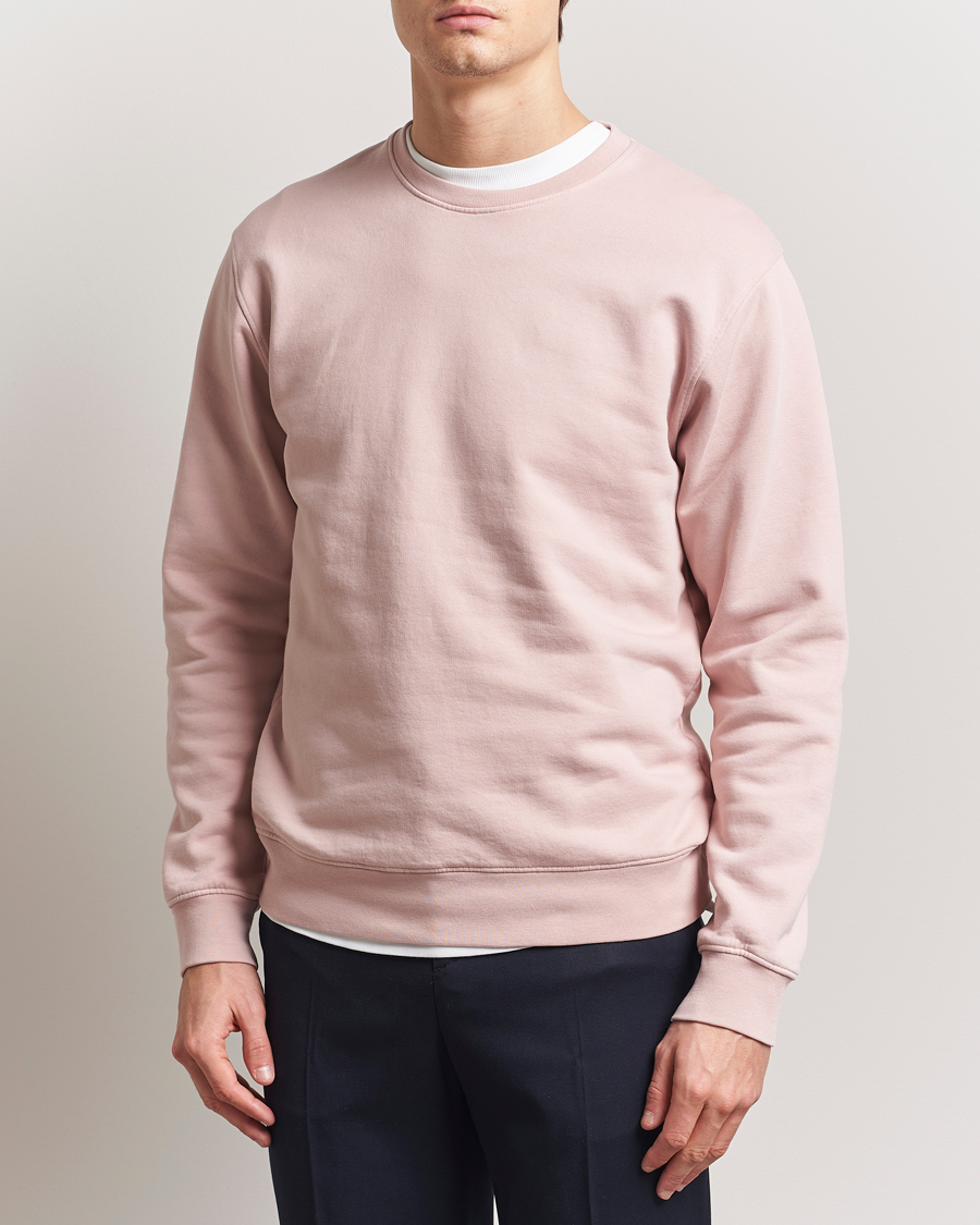 Herr | Tröjor | Colorful Standard | Classic Organic Crew Neck Sweat Faded Pink