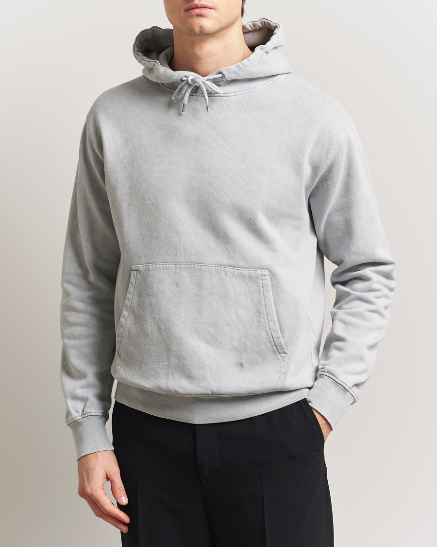 Herr | Tröjor | Colorful Standard | Classic Organic Hood Faded Grey