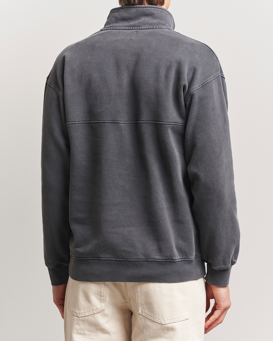 Herr | Tröjor | Colorful Standard | Classic Organic Half-Zip Faded Black