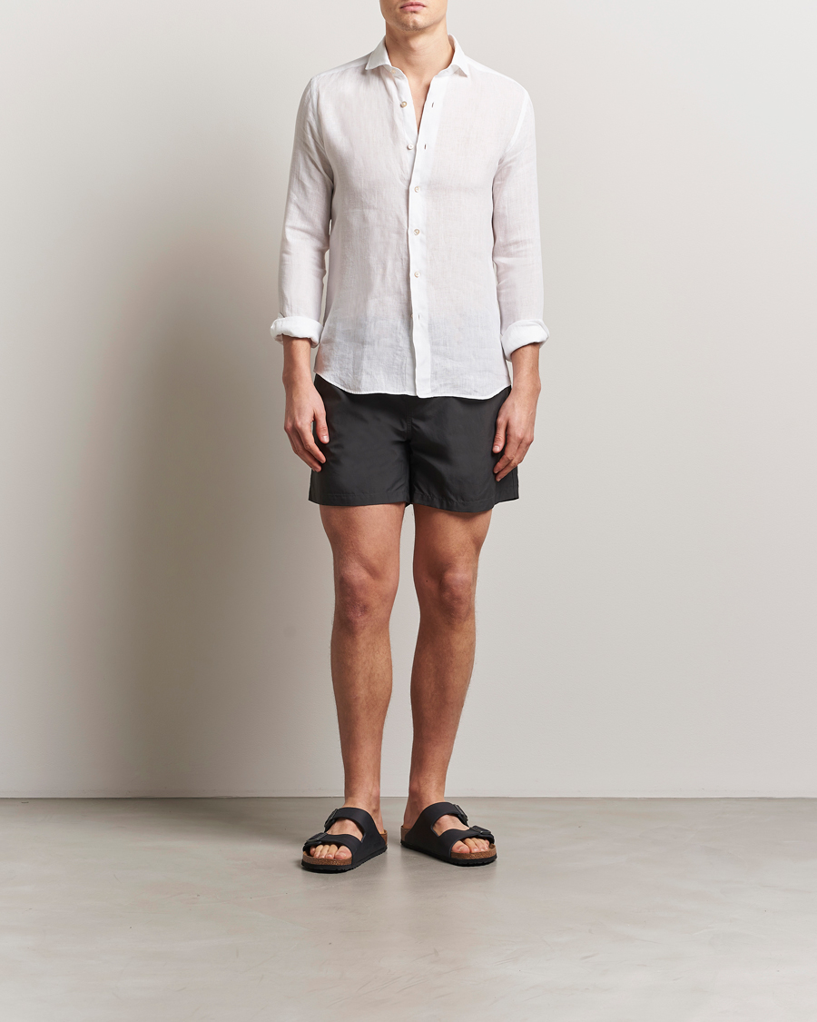 Herr | Badbyxor | Colorful Standard | Classic Organic Swim Shorts Lava Grey