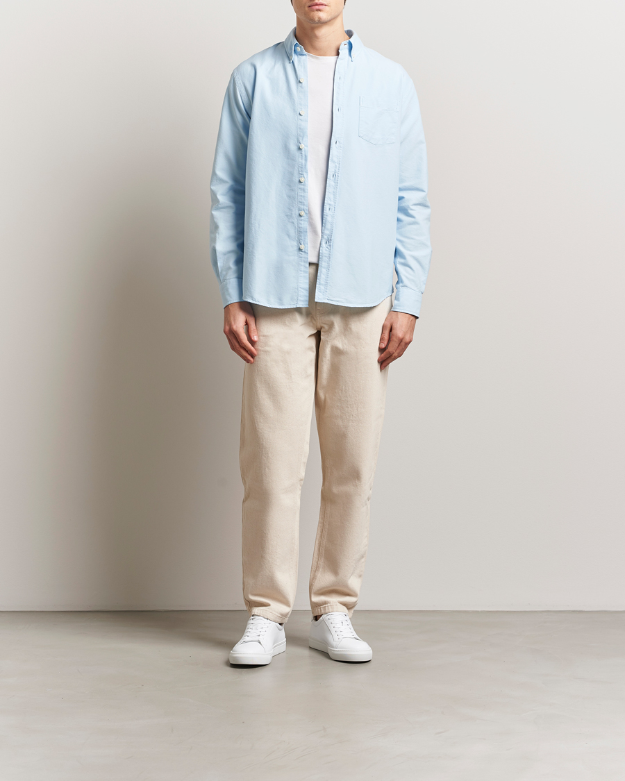 Herr | Skjortor | Colorful Standard | Classic Organic Oxford Button Down Shirt Polar Blue