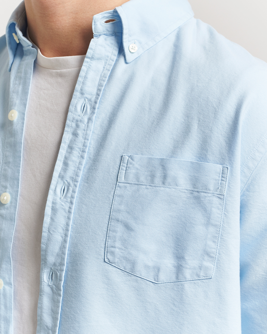Herr | Skjortor | Colorful Standard | Classic Organic Oxford Button Down Shirt Polar Blue