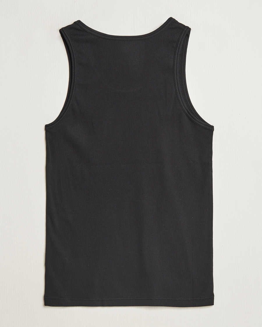 Herr | T-Shirts | Colorful Standard | Organic Rib Tank Top Deep Black