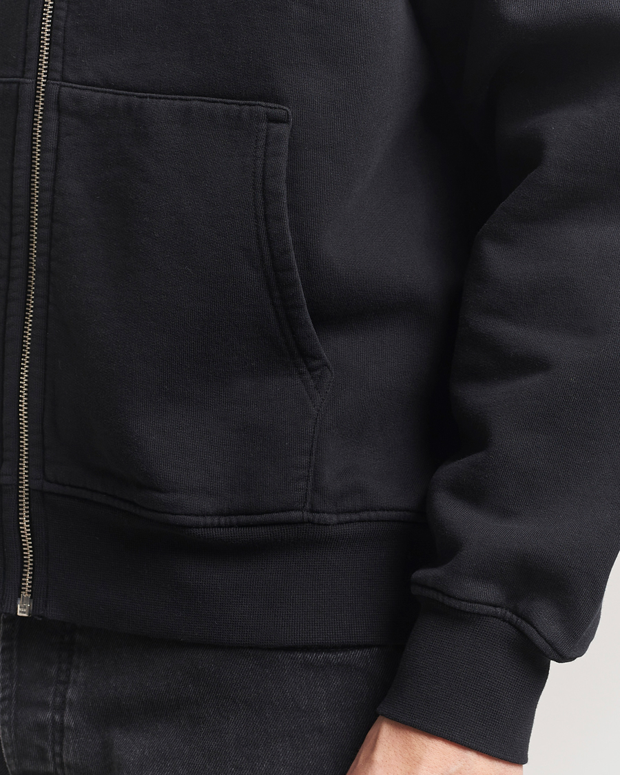 Herr | Tröjor | Colorful Standard | Organic Full Zip Hoodie Deep Black