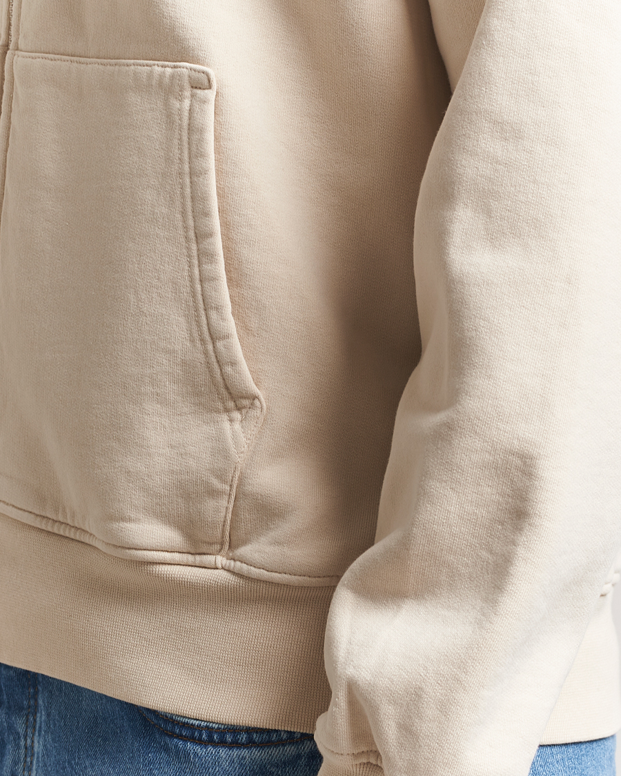 Herr | Tröjor | Colorful Standard | Organic Full Zip Hoodie Ivory White