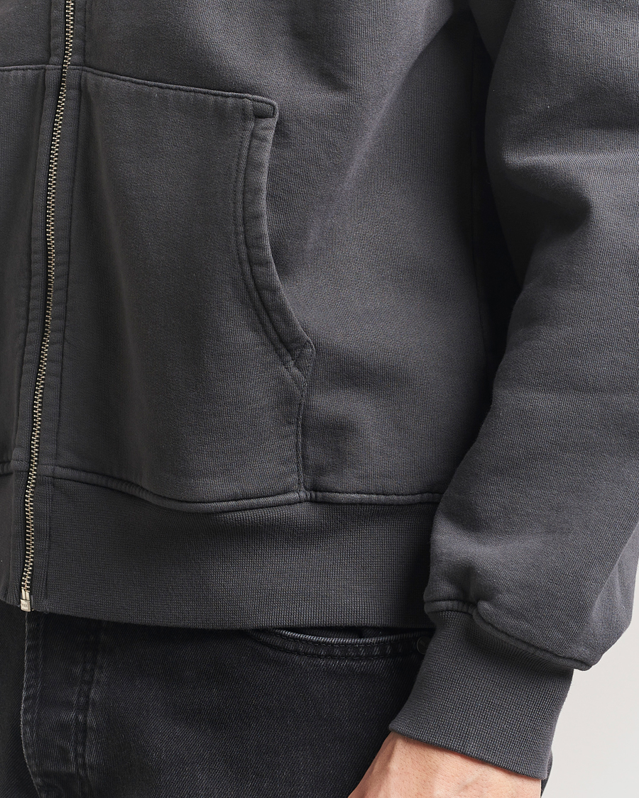 Herr | Tröjor | Colorful Standard | Organic Full Zip Hoodie Lava Grey