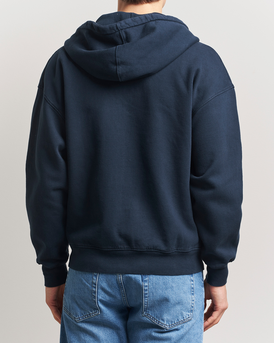 Herr | Tröjor | Colorful Standard | Classic Organic Full Zip Hoodie Navy Blue