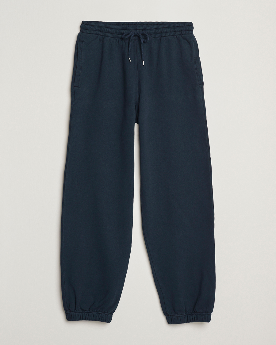 Herr | Byxor | Colorful Standard | Classic Organic Sweatpants Navy Blue