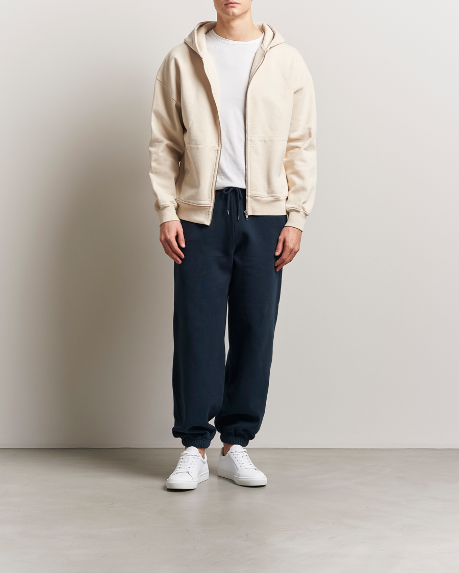 Herr | Byxor | Colorful Standard | Classic Organic Sweatpants Navy Blue