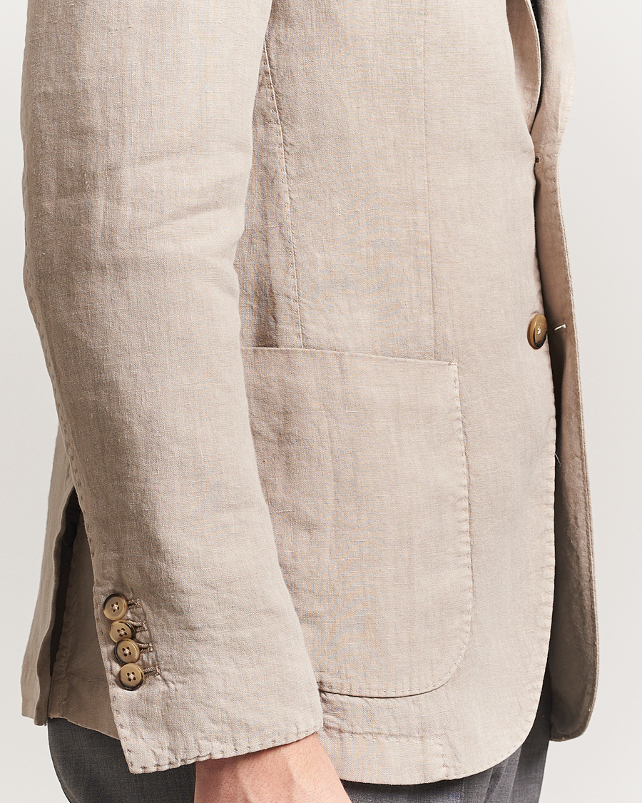 Herr | Kavajer | L.B.M. 1911 | Jack Regular Fit Linen Blazer Beige