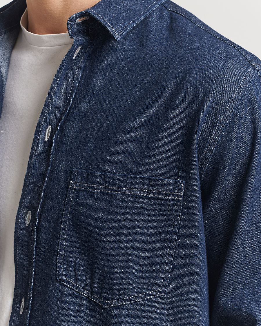 Herr | Skjortor | Samsøe Samsøe | Ryan Chambray Shirt Salute Blue