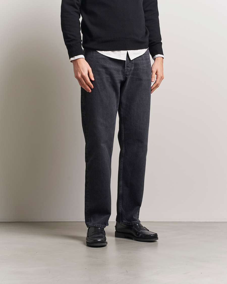 Herr | Jeans | Samsøe Samsøe | Eddie Regular Fit Jeans Black Blizzard