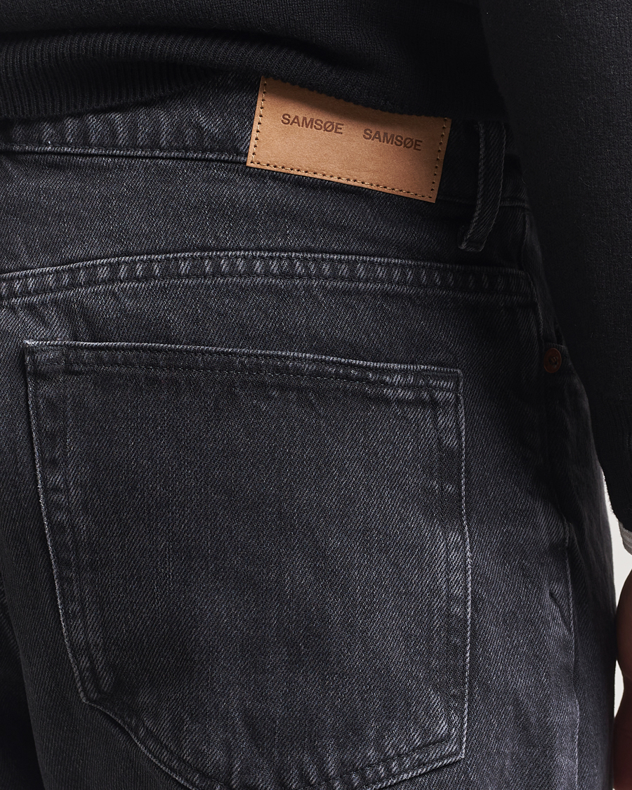 Herr | Jeans | Samsøe Samsøe | Eddie Regular Fit Jeans Black Blizzard