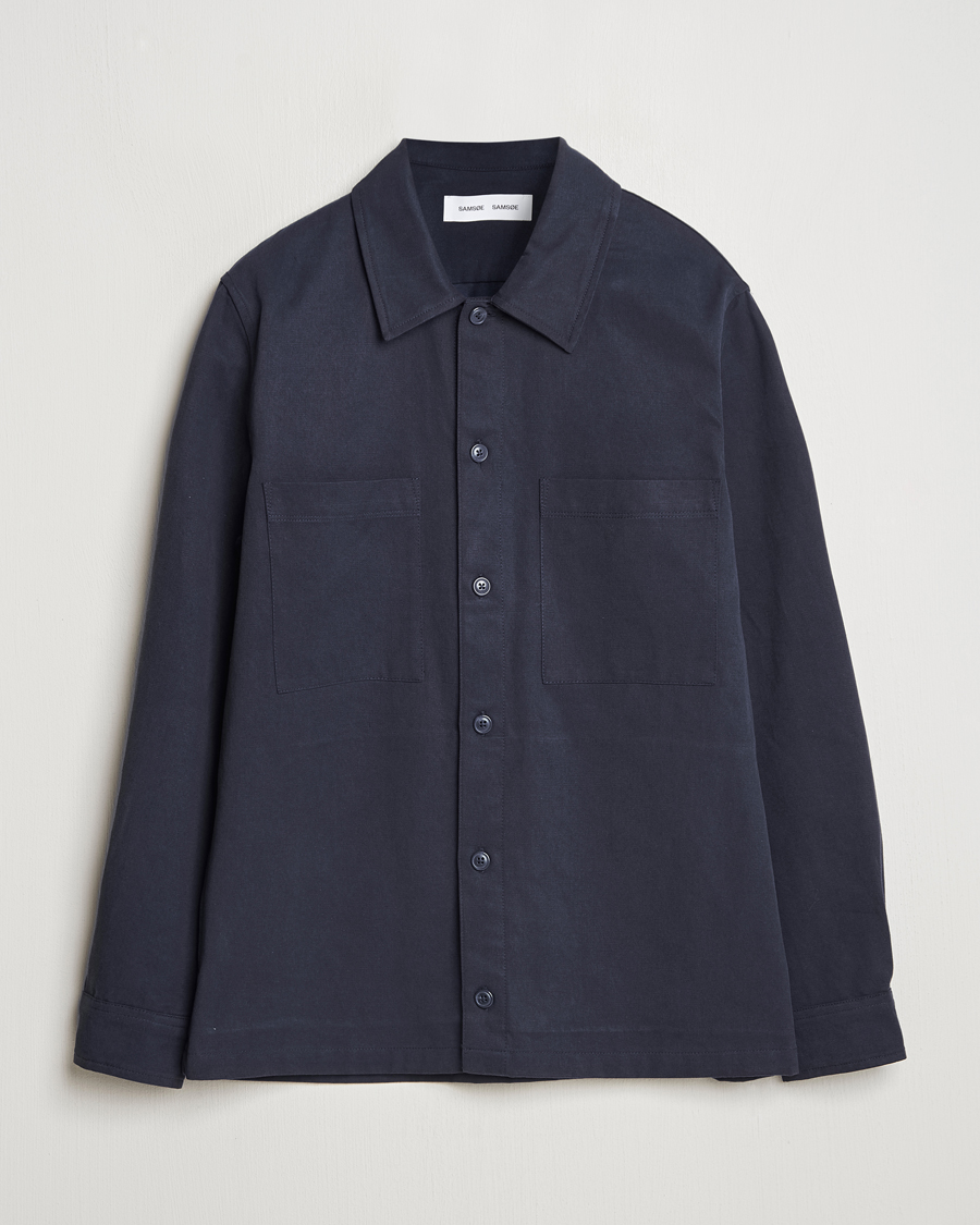Herr | Skjortor | Samsøe Samsøe | Sataka Overshirt Salute Blue
