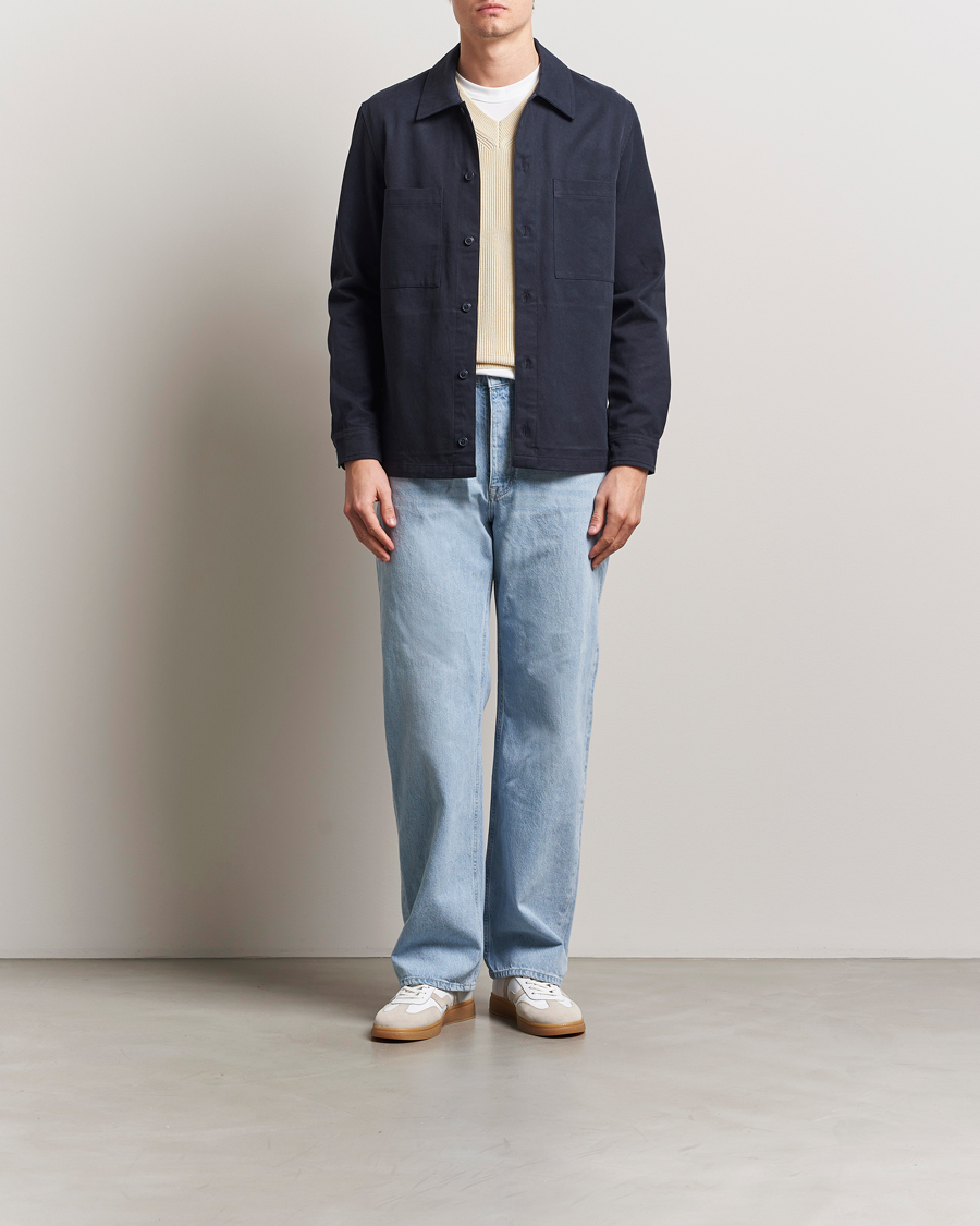 Herr | Skjortor | Samsøe Samsøe | Sataka Overshirt Salute Blue