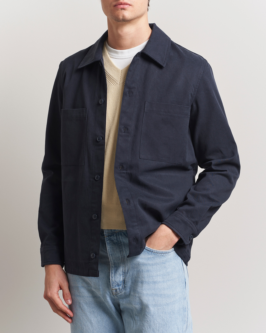 Herr | Skjortor | Samsøe Samsøe | Sataka Overshirt Salute Blue