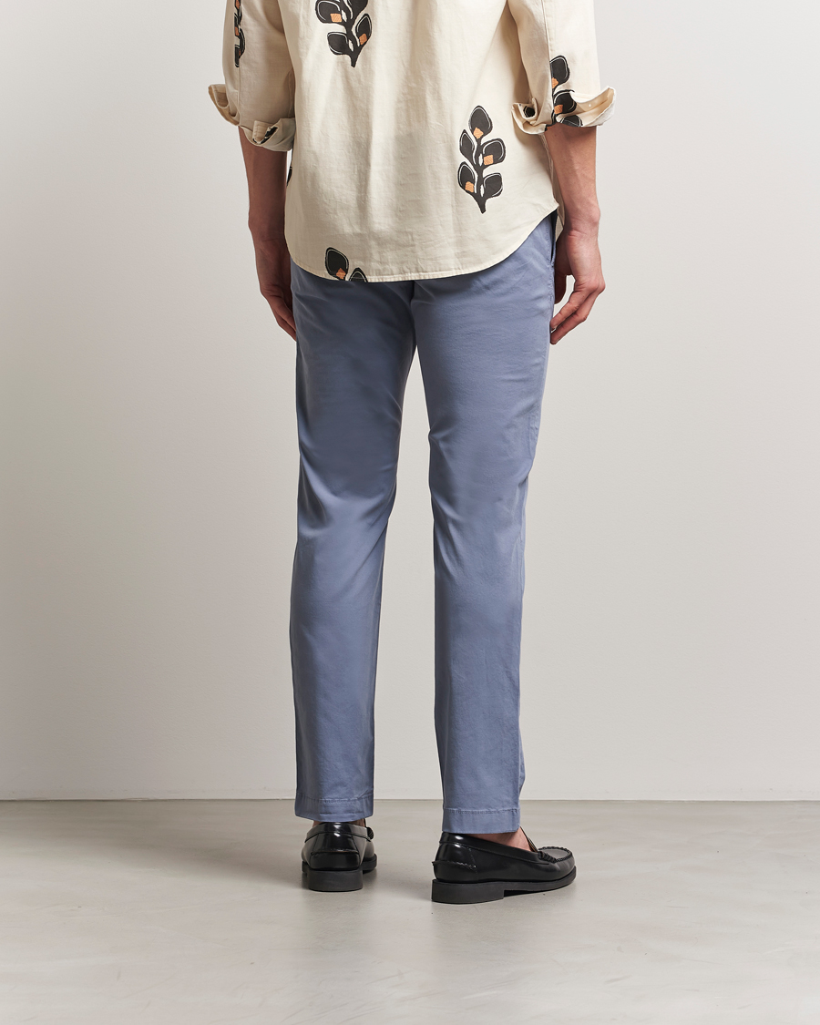 Herr | Byxor | Jacob Cohën | Bobby Cotton Gabardine Chinos Azure