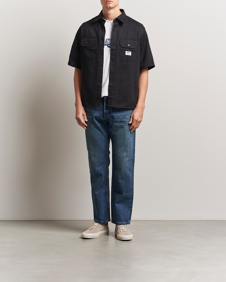 Herr | Skjortor | HUGO | Ekyno Workwear Short Sleeve Shirt Black