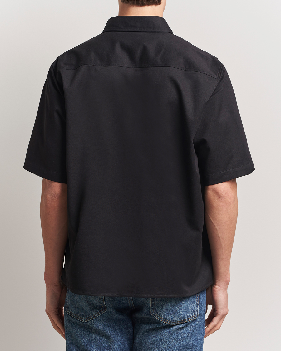 Herr | Skjortor | HUGO | Ekyno Workwear Short Sleeve Shirt Black