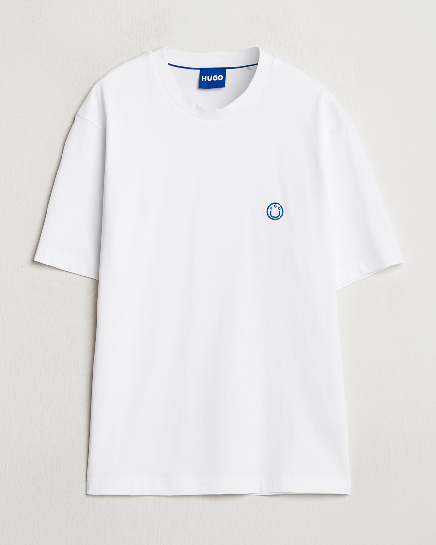 Herr | T-Shirts | HUGO | Niley Smiley Logo T-Shirt White