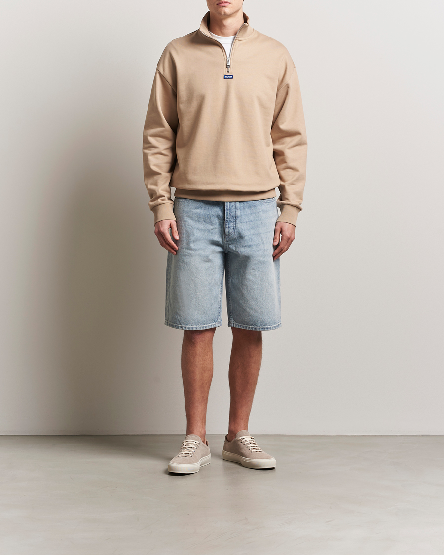 Herr | Shorts | HUGO | Skate Denim Shorts Light Blue