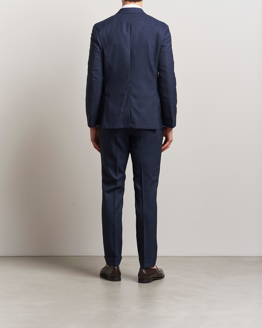 Herr | Kostymer | BOSS BLACK | Huge Wool Double Breasted Suit Navy