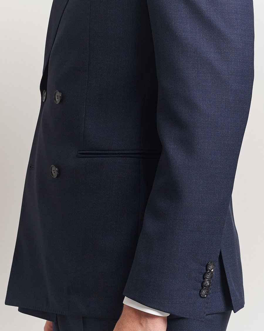 Herr | Kostymer | BOSS BLACK | Huge Wool Double Breasted Suit Navy