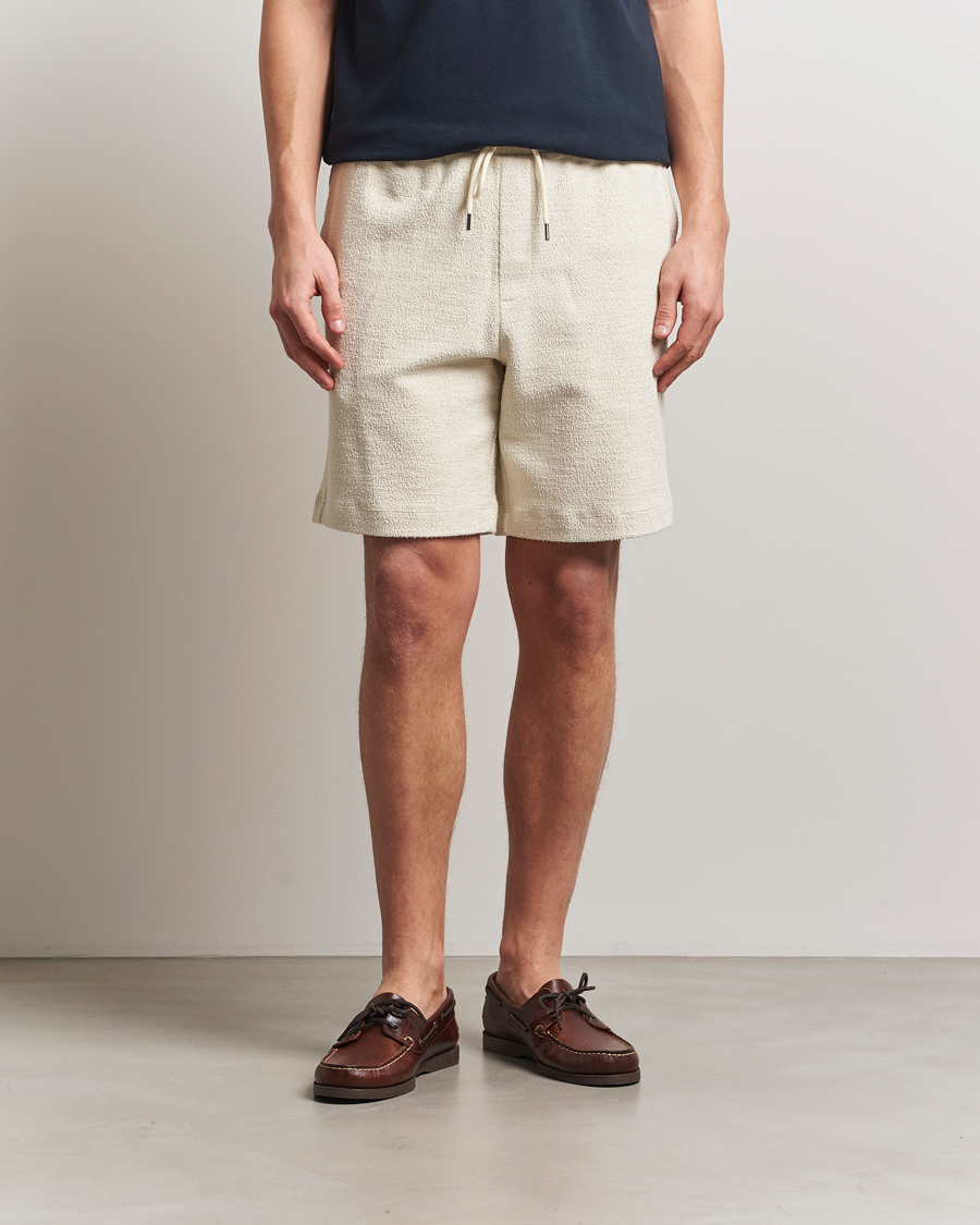 Herr | Shorts | BOSS BLACK | Leoni Terry Sweatshorts Open White