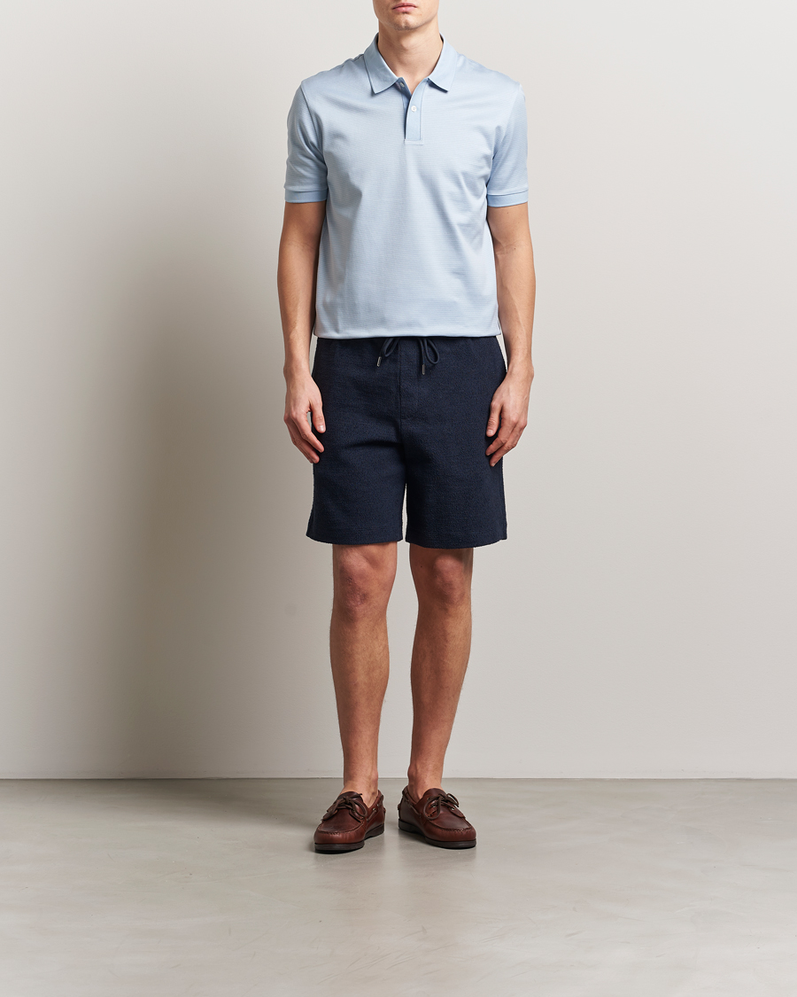 Herr | Shorts | BOSS BLACK | Leoni Terry Sweatshorts Dark Blue