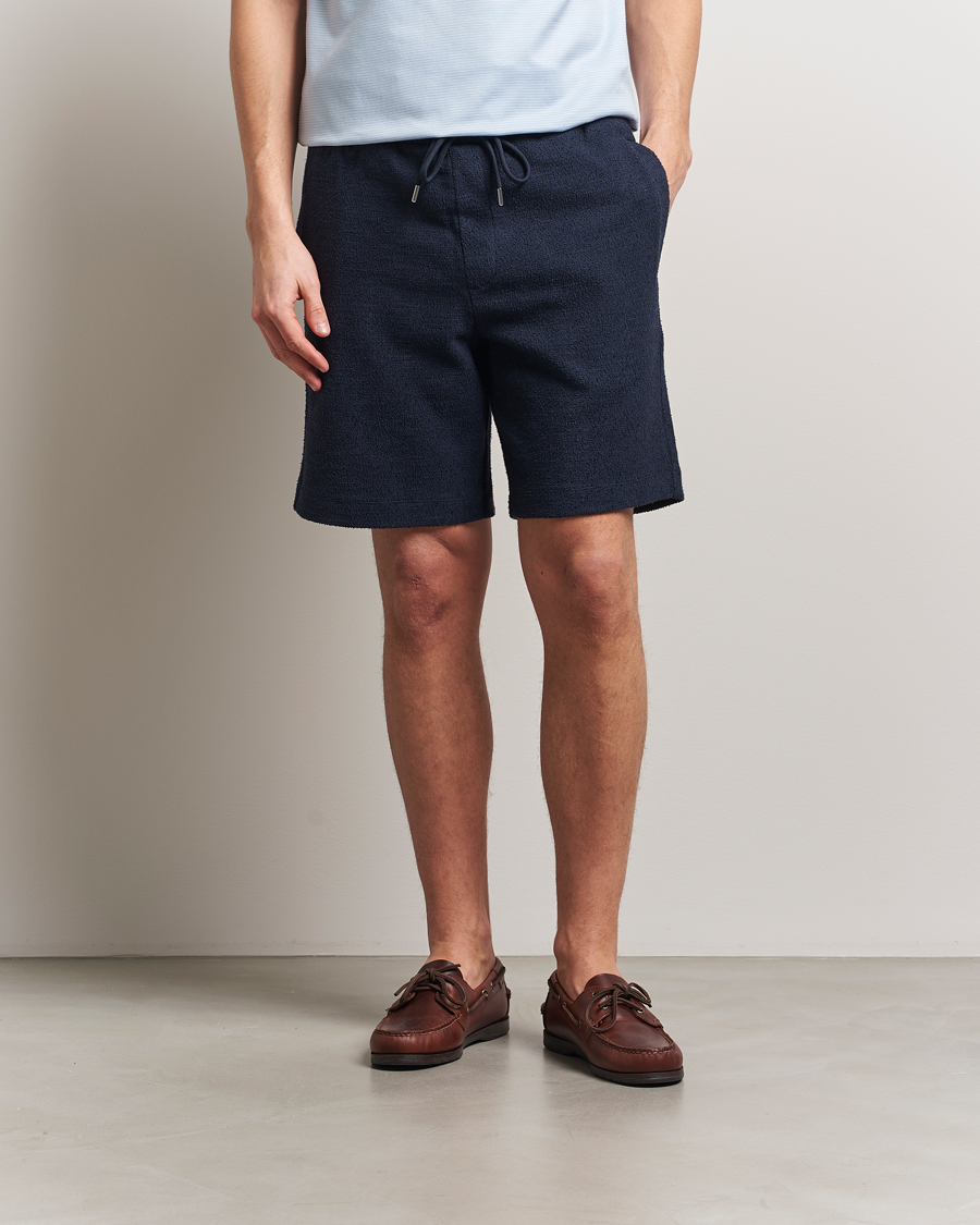 Herr | Shorts | BOSS BLACK | Leoni Terry Sweatshorts Dark Blue