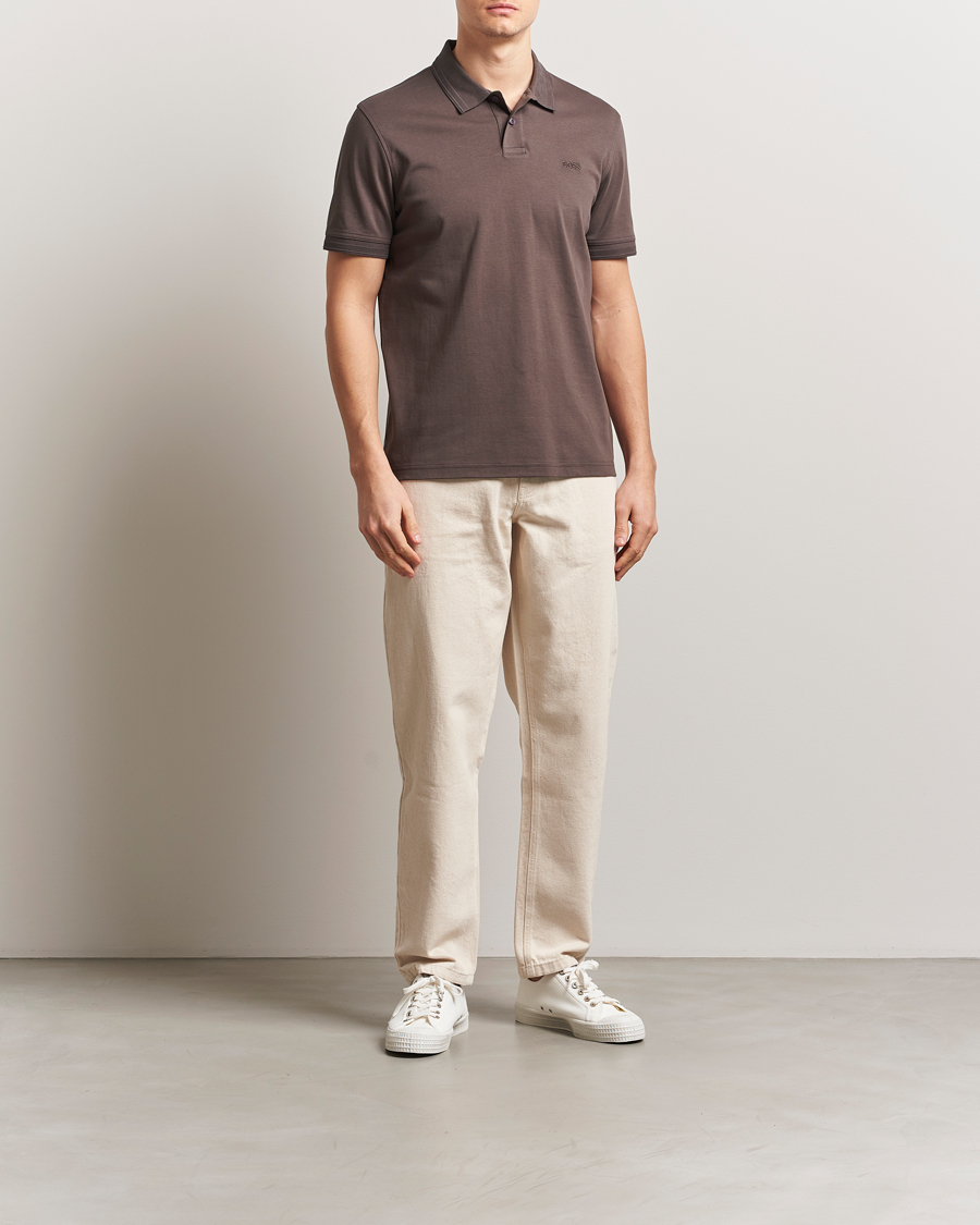 Herr | Pikéer | BOSS ORANGE | Interlock Polo Open Brown