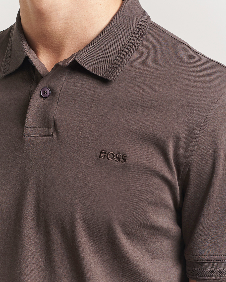Herr | Pikéer | BOSS ORANGE | Interlock Polo Open Brown