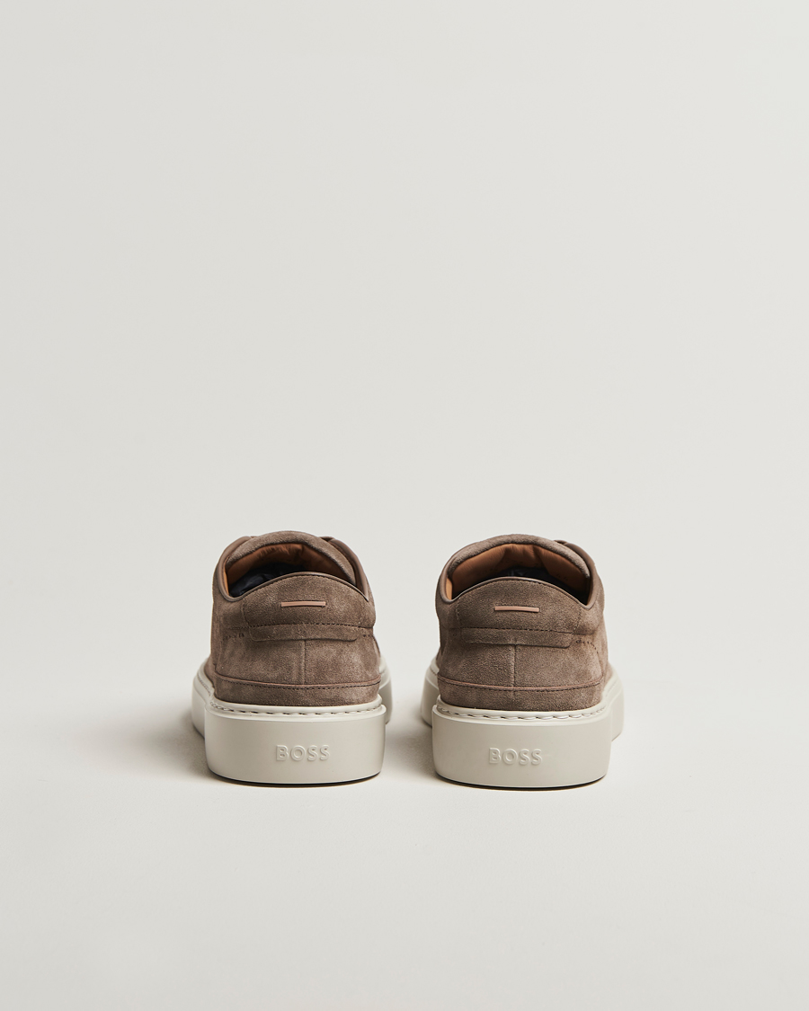 Herr | Sneakers | BOSS CAMEL | Gary Suede Sneaker Dark Beige