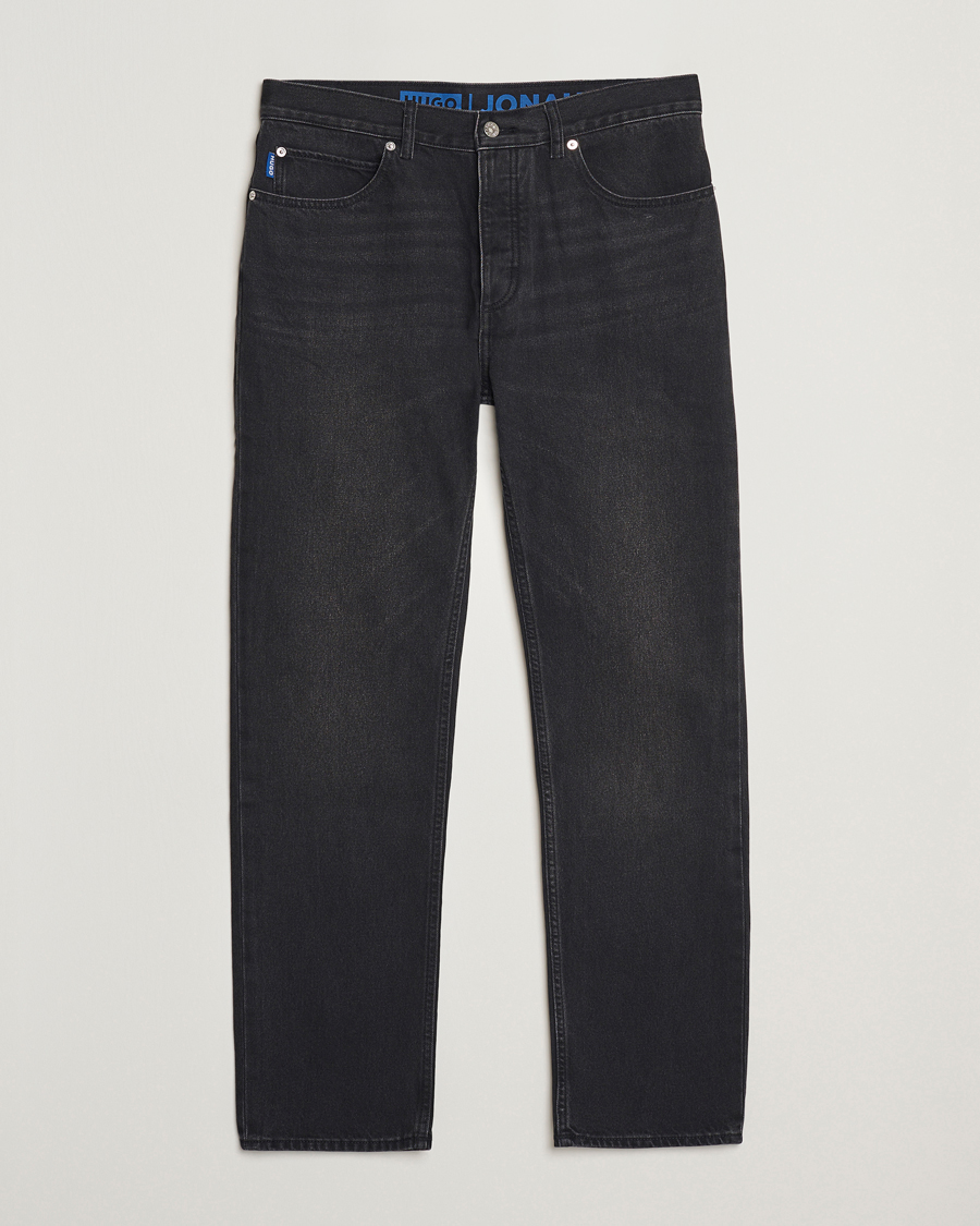 Herr | Jeans | HUGO | Jonah Straight Fit Jeans Washed Black