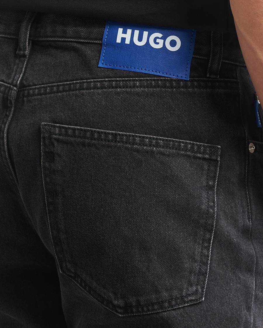 Herr | Jeans | HUGO | Jonah Straight Fit Jeans Washed Black