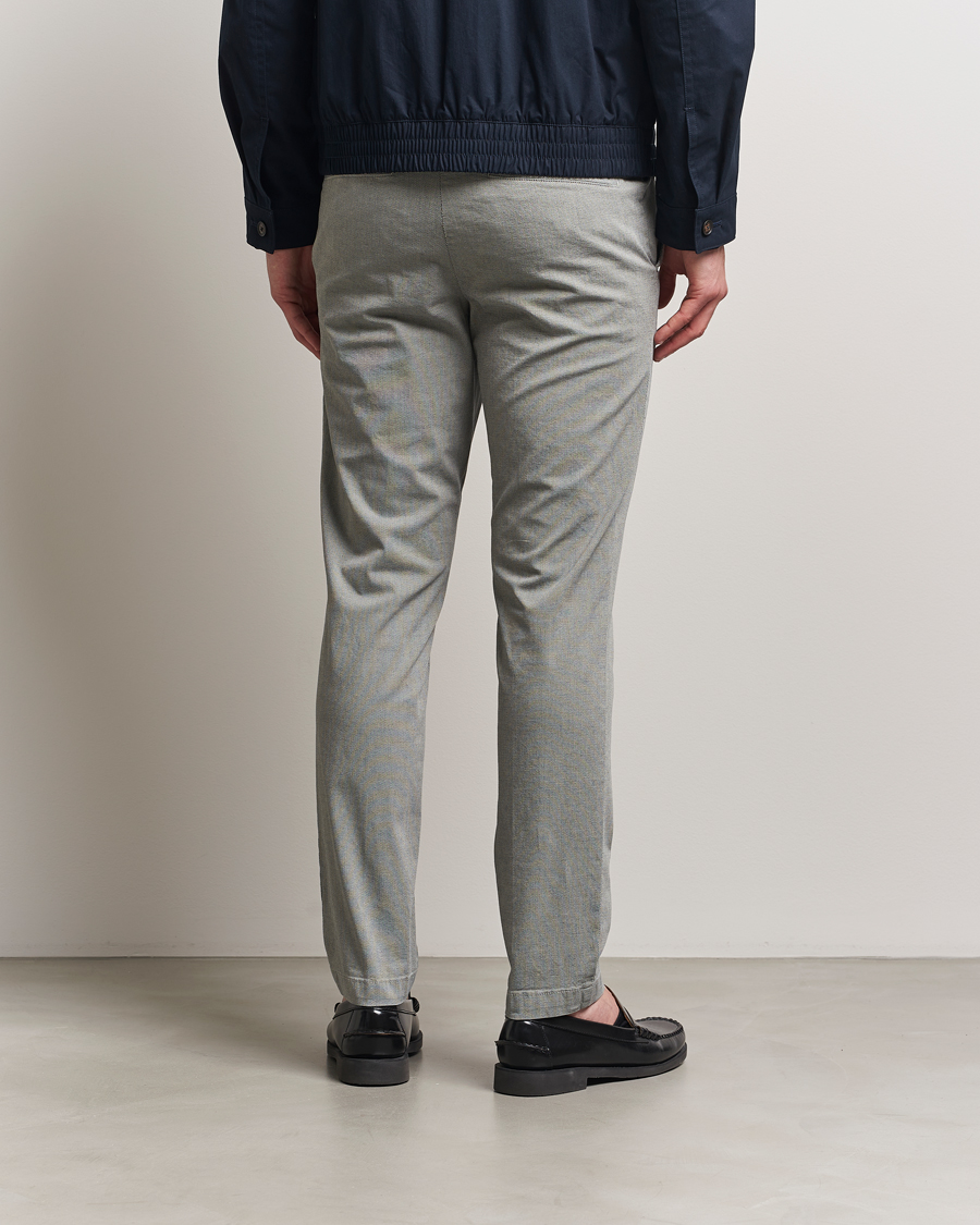 Herr | Byxor | BOSS BLACK | Kaiton Structured Cotton Pants Open White
