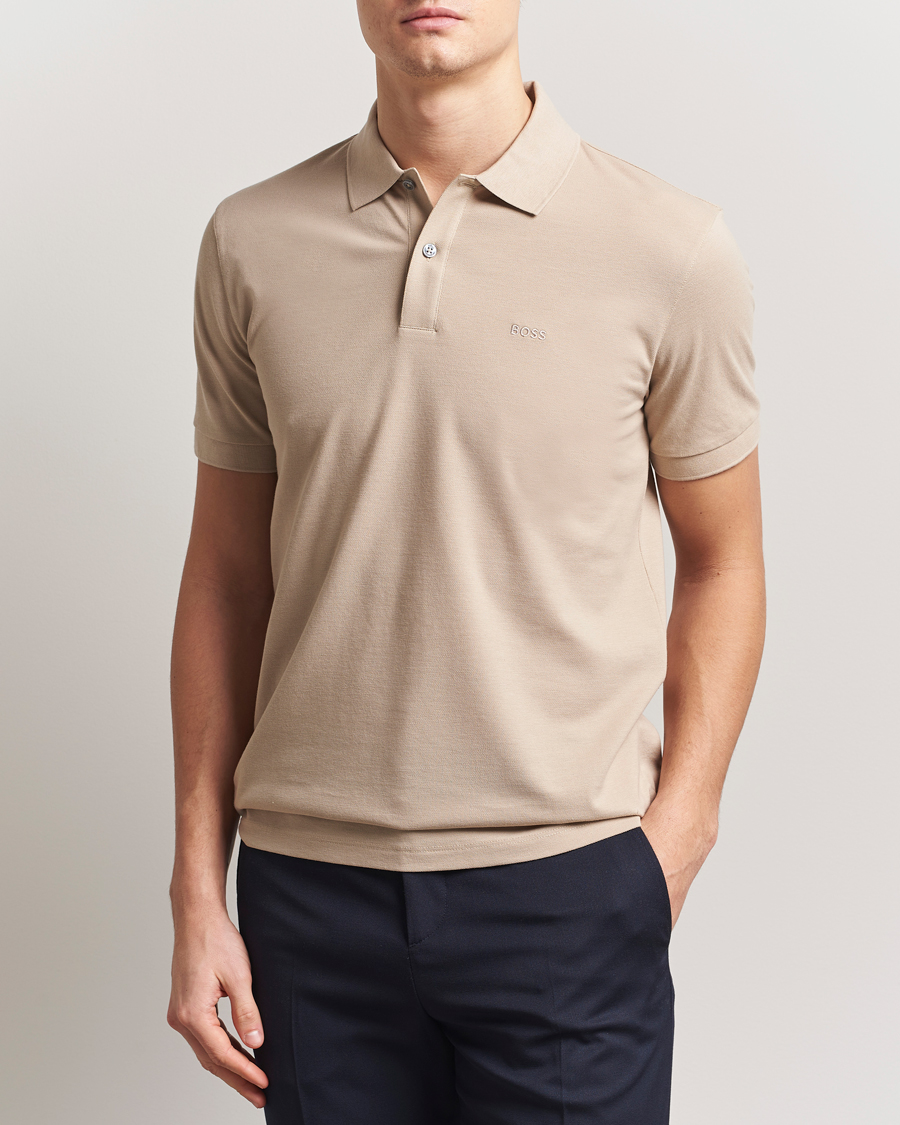 Herr | Pikéer | BOSS BLACK | Pallas Polo Light Beige
