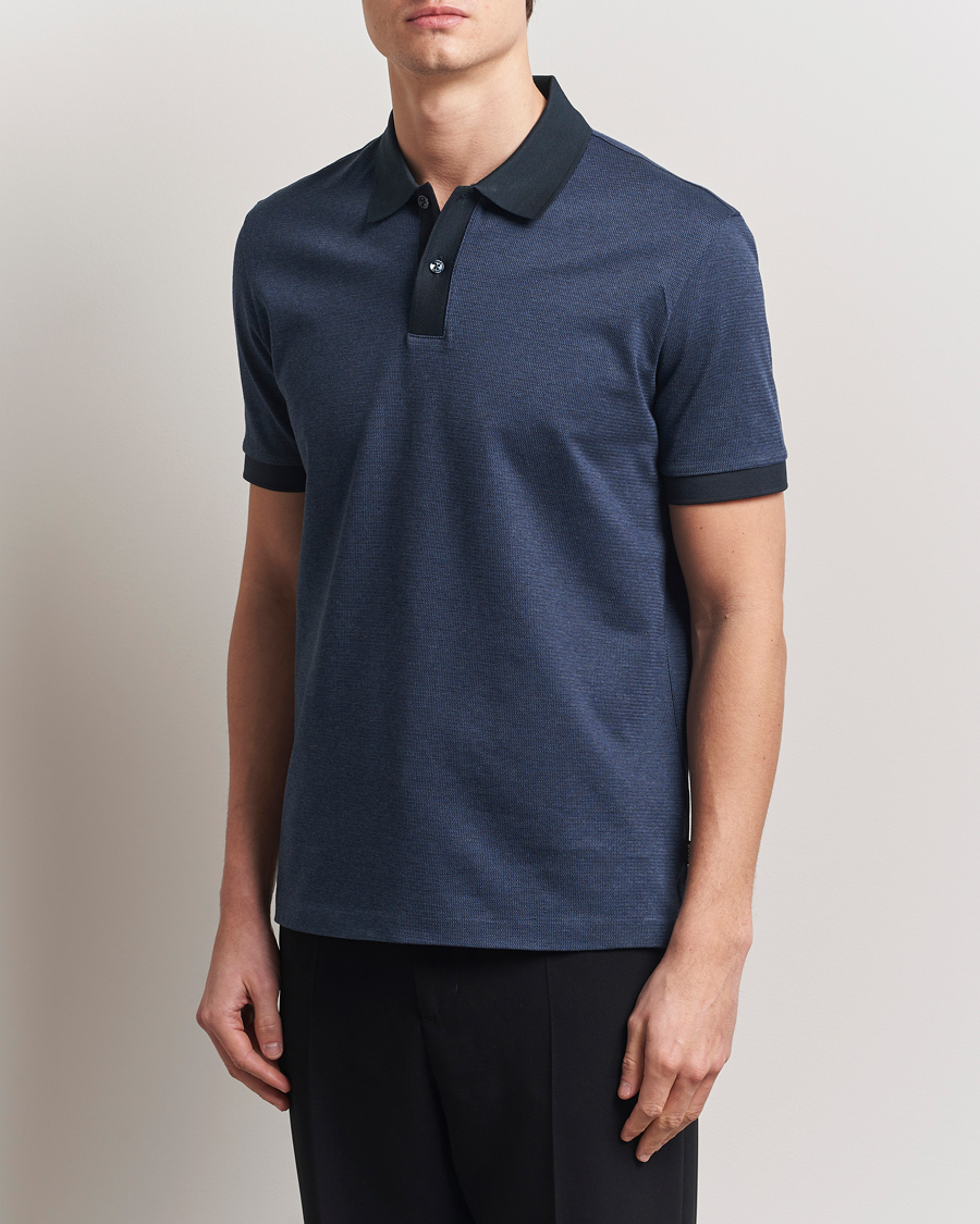 Herr | Pikéer | BOSS BLACK | Parlay Jersey Polo Dark Blue